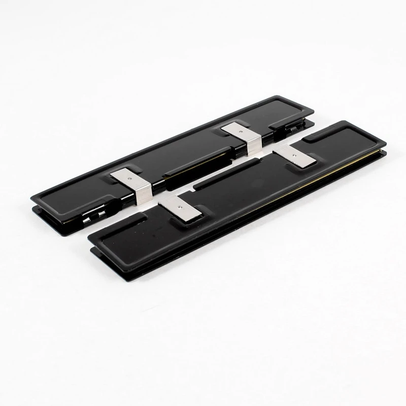 2 x Aliuminio Heatsink Jų Barstytuvas Radiatorius Aušinimo DDR RAM Atmintis 2