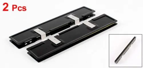 2 x Aliuminio Heatsink Jų Barstytuvas Radiatorius Aušinimo DDR RAM Atmintis 5