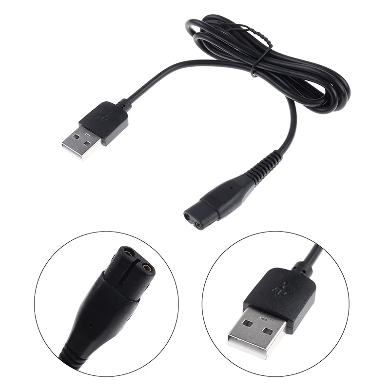 Naujas USB Kištuku Kabelis, Maitinimo Laidas, Kroviklio Elektros Adapteris, skirtas Elektrinį skustuvą, Prijunkite Įkrovimo 4