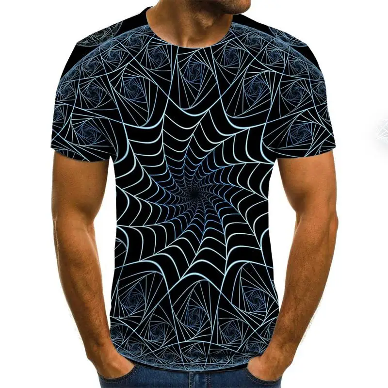 3D Juokinga Psichodelinio Print T Shirts Hipster Atsitiktinis Trumpas Rankovės Marškinėliai Vyrams, Moterims, Harajuku Streetwear Marškinėlius Vyrų Camiseta Hombre 0