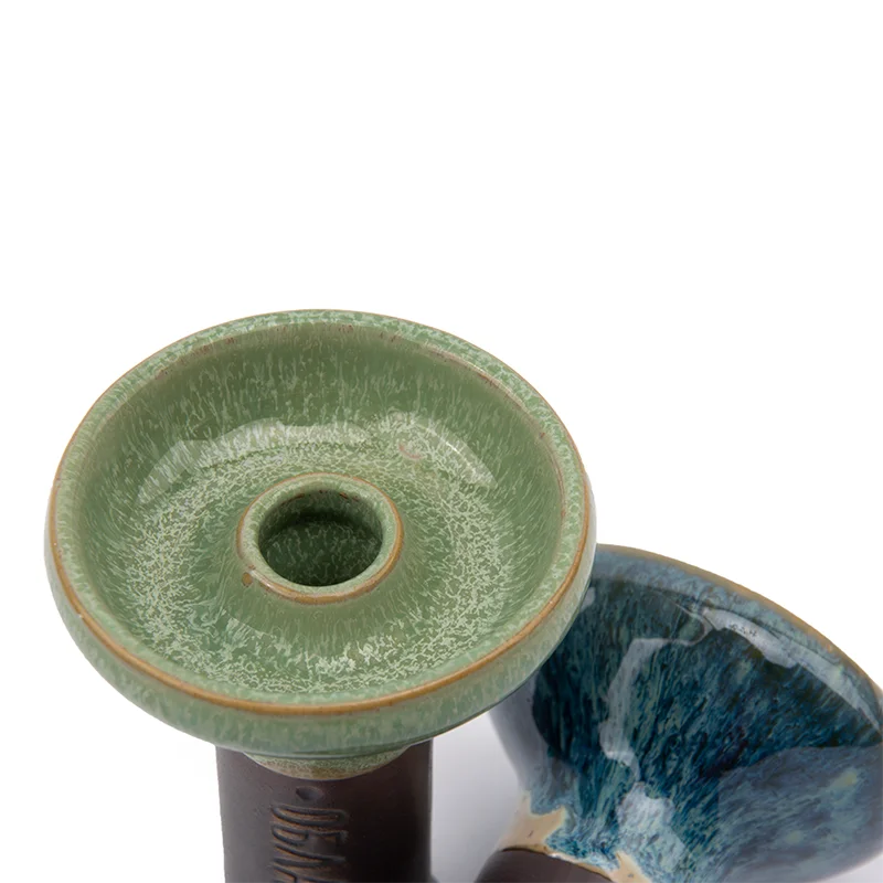 1PC Populiarus Dizainas Kaljanas Dubenį Unikalios Formos Shisha Turėtojas Premium Hand Made Keramikos Sisha Galvos Rūkyti Narguile Priedai 2