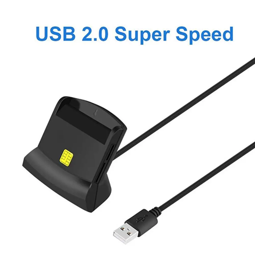 USB SIM Smart Card Reader Banko Kortele IC/ID EMV SD TF MMC Cardreaders USB-CCID ISO 7816 PC / SC Versija 1.0 / 2.0 Standartą 0