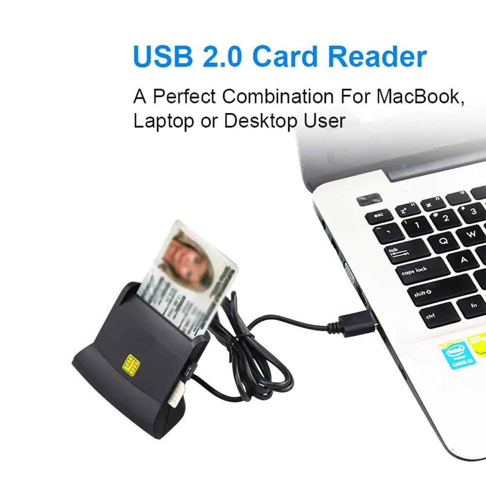 USB SIM Smart Card Reader Banko Kortele IC/ID EMV SD TF MMC Cardreaders USB-CCID ISO 7816 PC / SC Versija 1.0 / 2.0 Standartą 4