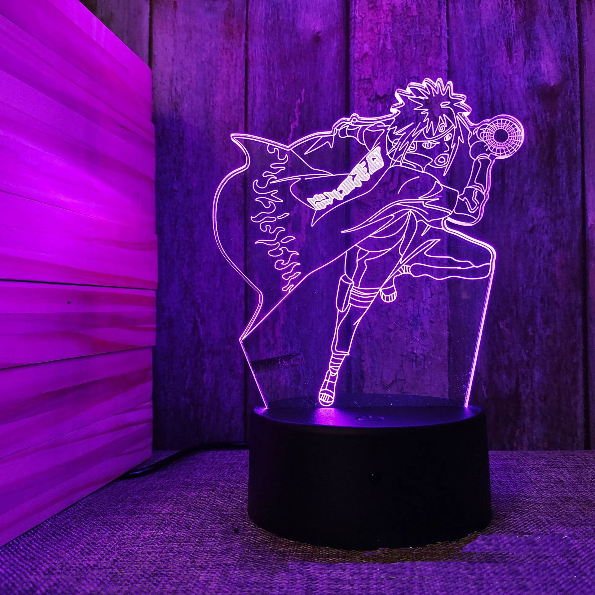 3D Animacinių filmų Nakties Šviesos Touch LED Stalo Lempa 7 Spalva Keičiasi USB Maitinimo Jutiklinį Jungiklį Stalas Naktį Šviesos Draugo Dovaną 0