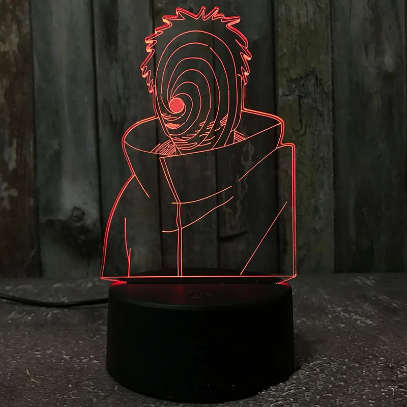 3D Animacinių filmų Nakties Šviesos Touch LED Stalo Lempa 7 Spalva Keičiasi USB Maitinimo Jutiklinį Jungiklį Stalas Naktį Šviesos Draugo Dovaną 5