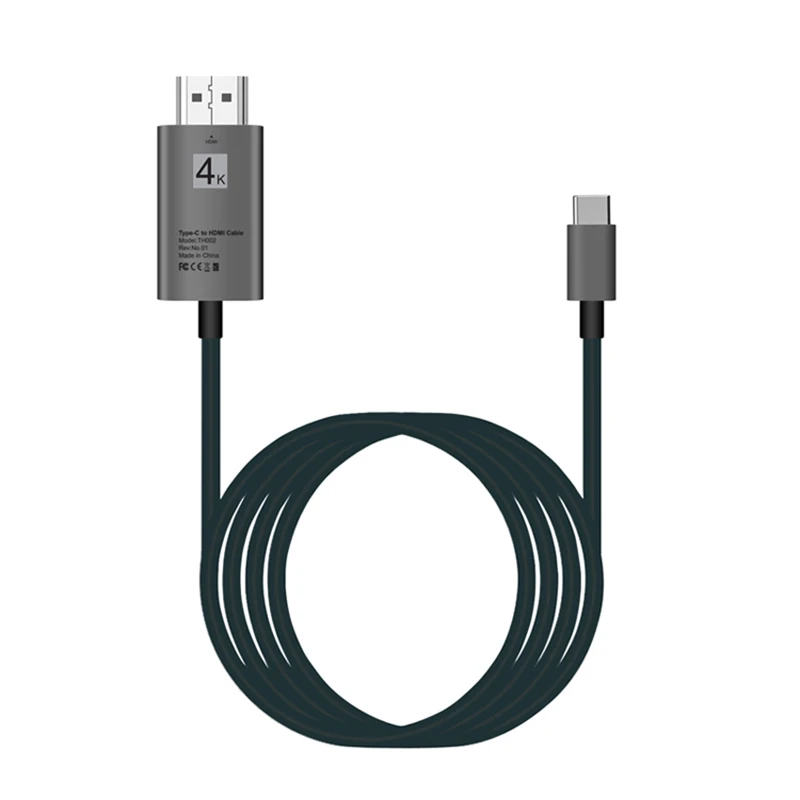 USB C Tipo Adapteris USB 3.1 (USB-C) Į HDMI Adapteris, suderinamas Vyrų ir Moterų Konverteris, Skirtas PC Kompiuteris TELEVIZIJOS Ekrane Telefono 4
