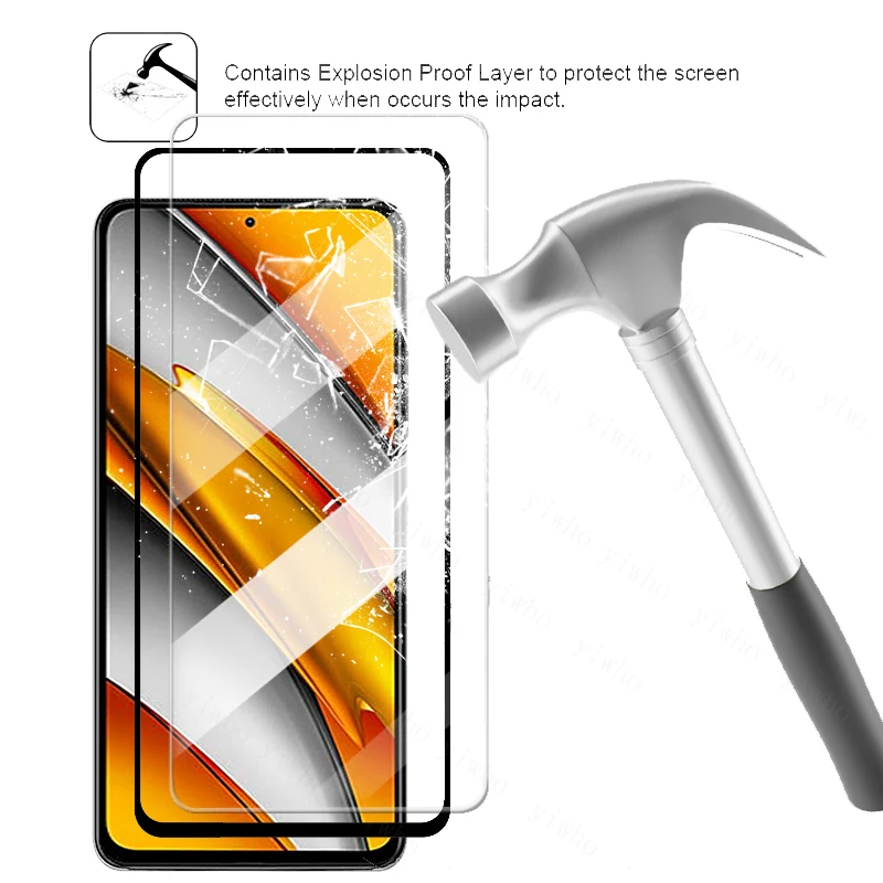 Raštas stiklo Xiaomi Poco F3 Kameros stiklo Screen protector dėl Poco X3 NFC Grūdintas stiklas Pocof3 Pocox3 f3 pro f3pro x3nfc 1