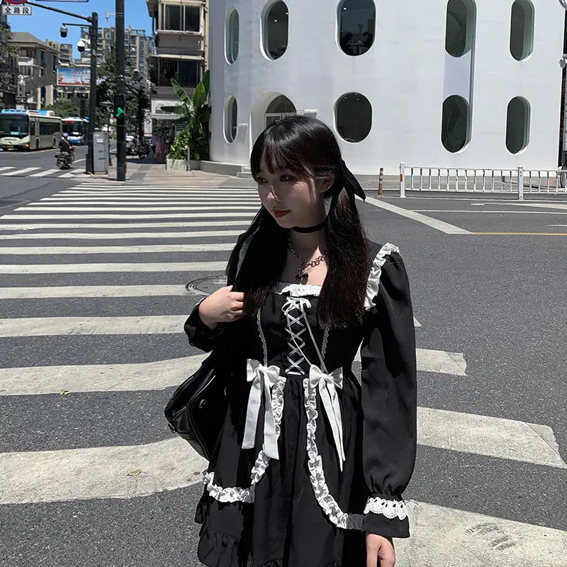 Japonijos Lolita Lankas Suknelė 