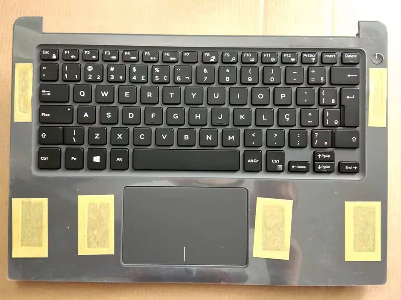 Originalus Laptopo Pakeitimo Palmrest Viršutinį Dangtelį Atveju klaviatūra su foniniu Apšvietimu, skirtą Dell INSPIRON 14-7472 K9GT3 0K9GT3 0