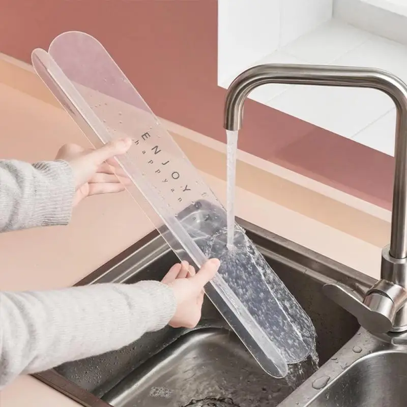 Virtuvės Skaidrus Kriaukle Vandens Purslų Guard Anti-vandens Valdyba Pertvara Plokštės Vandeniui Ekrano Namų Patiekalas Vaisių Plovimo Reikmenys 0