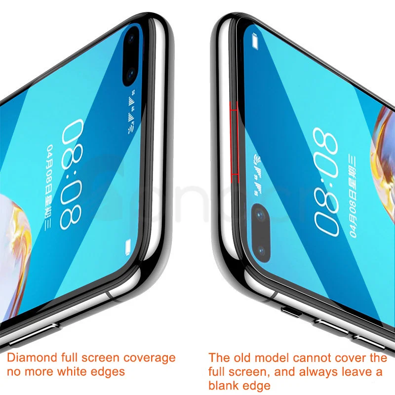 9D Visą Grūdintas Stiklas Huawei Mate 30 20 10 Lite 20X 30 P40 Lite Screen Protector, P Smart Z S 2019 2021 Stiklo Plėvelė Atveju 4