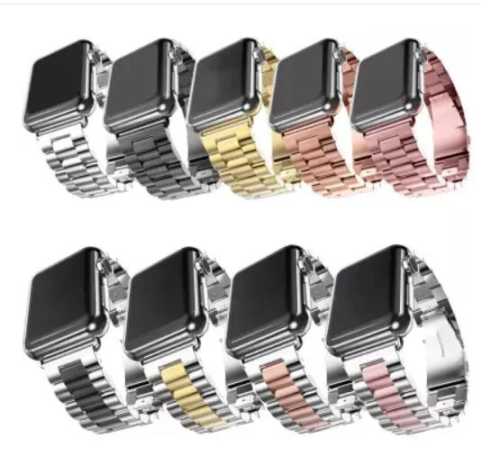 Metalo, nerūdijančio plieno nuorodą apyrankės apyrankės už iwatch dirželiai 42 38 Apple watch band SE serijos 6 5 4 3 40mm 44mm 2