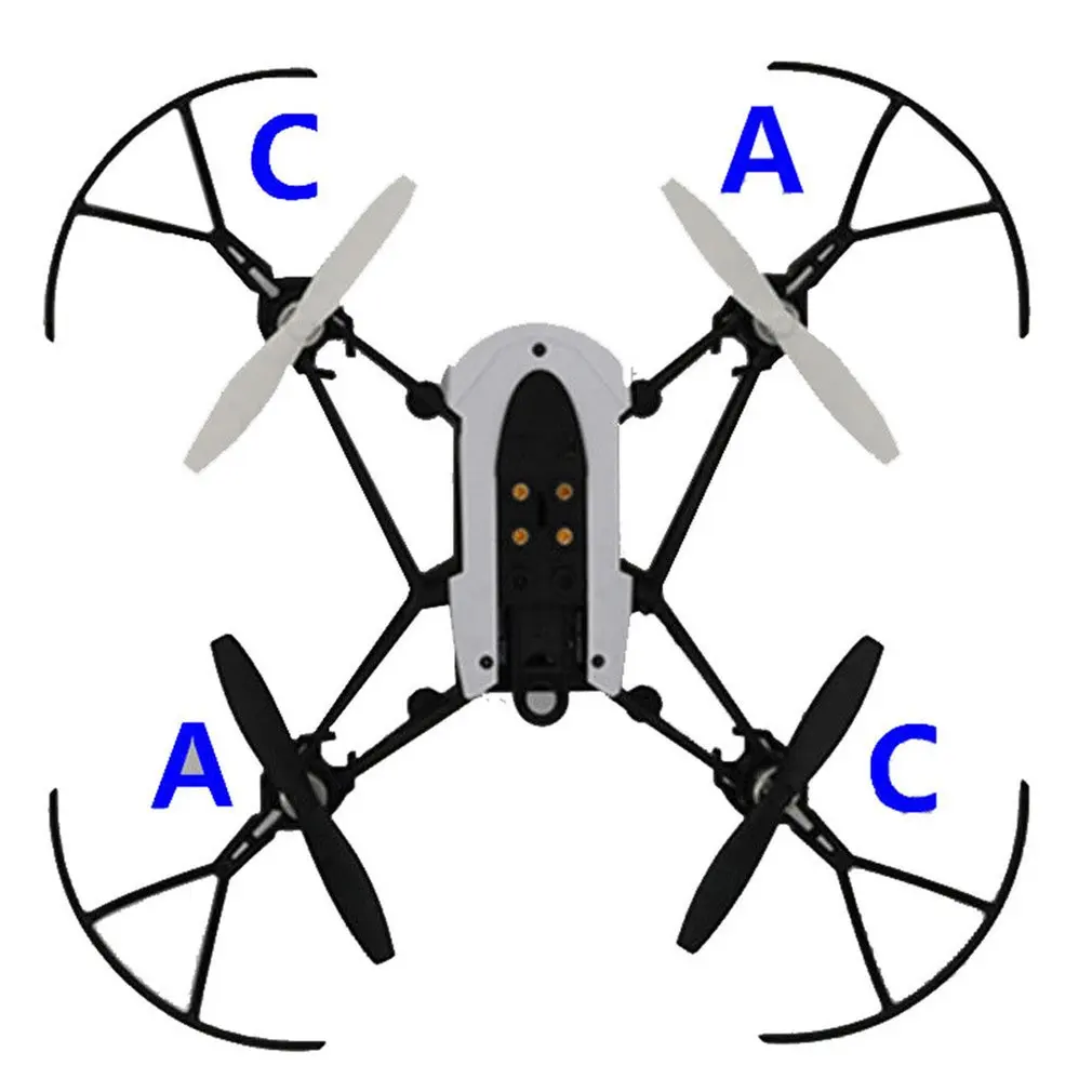 Vienas Nustatyti RC Sraigto Menčių Mini Drones Papūga Mambo UAV Dalys, RC Sraigtai, Mini Drones Papūga Mambo UAV Dalys 1