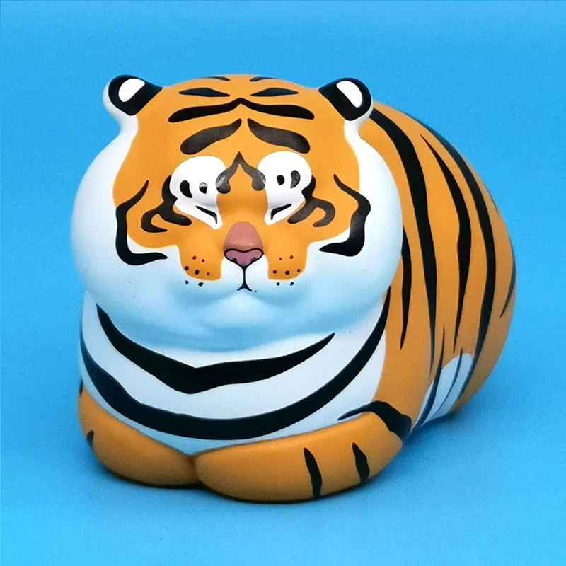 Aklas Lauke Mielas Gyvūnų Anime Pav Riebalų Tigras Emocijų Serijos Mini Pasisekė, Žaislai, Modelį, Little Pet Shop Atsitiktiniai Lėlės, Dovanų Dekoravimas 0