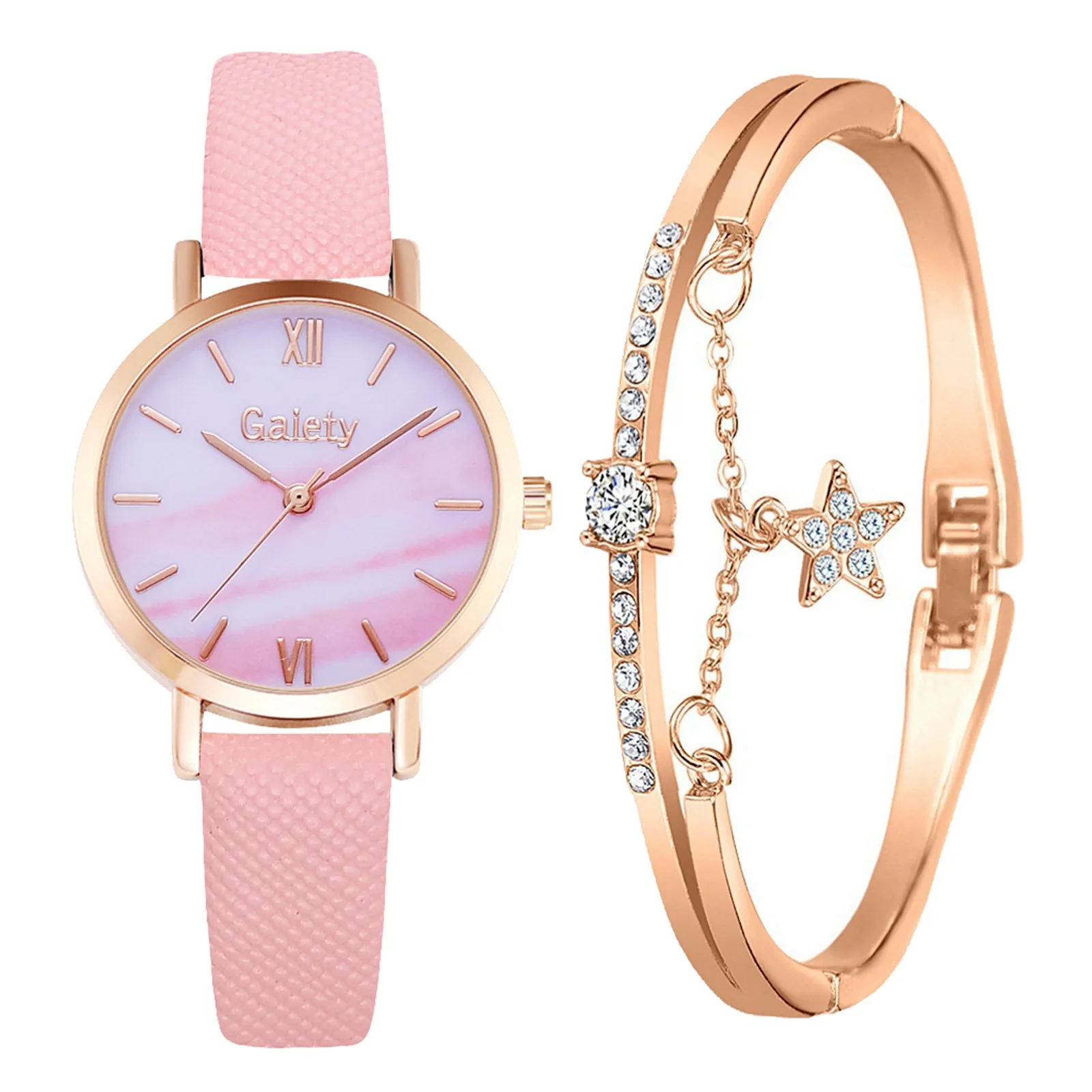 Ponios Apyrankę Žiūrėti Nustatyti trimatis Gėlių Rinkimas Žiūrėti Elegantiška Apyrankė Moterų Laikrodžiai Reloj Mujer Prabangūs Laikrodžiai 0