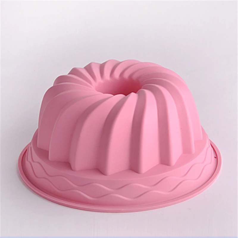 1pc Didelis Gegutė Hof Moliūgų Silikono Torto Formą Kepimo Įrankiai 3d Torto Formos Tortai Visos Bakeware Storio Pelėsių E163 4