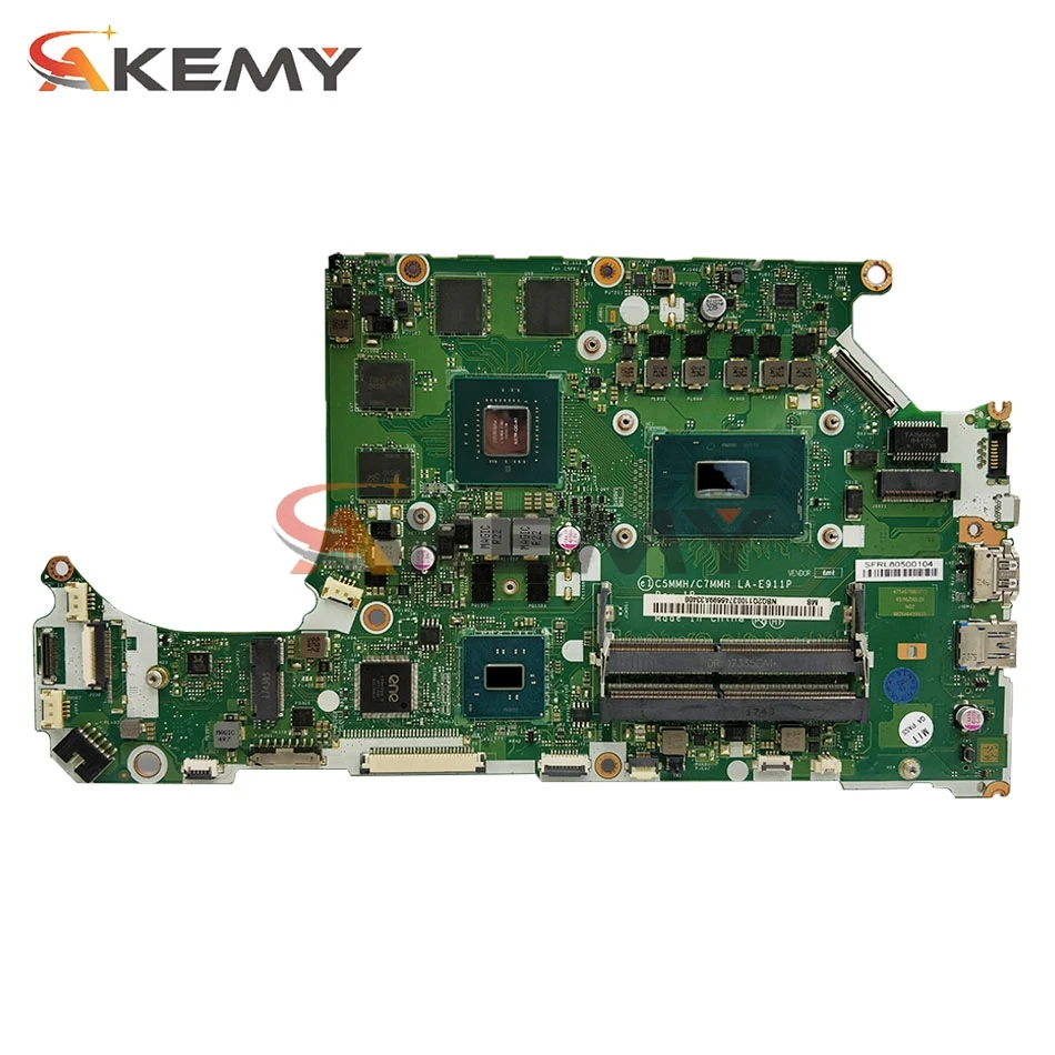 ACER A715-71 A515-51 nešiojamas plokštė LA-E911P plokštė atnaujinti i5-8300H GPU GTX1050TI 4GB išbandyti darbas 4