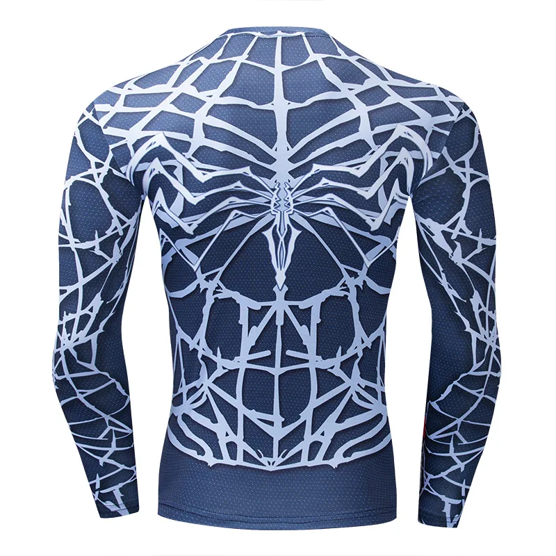 2021 naujas Marvel Spider-Man 3D atspausdintas T-shirt vyrų suspaustas T-shirt aukščiausios kokybės vyriški fitneso T-shirt dazn italija 0