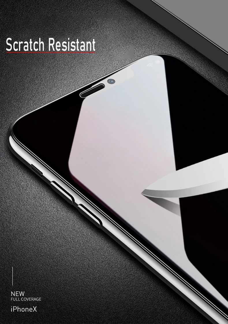 Anti Spy Grūdintas Stiklas iPhone 11 12 Pro Max Mini 7 8 6 6S Plius XR X XS MAX Privatumo Grūdintas 2