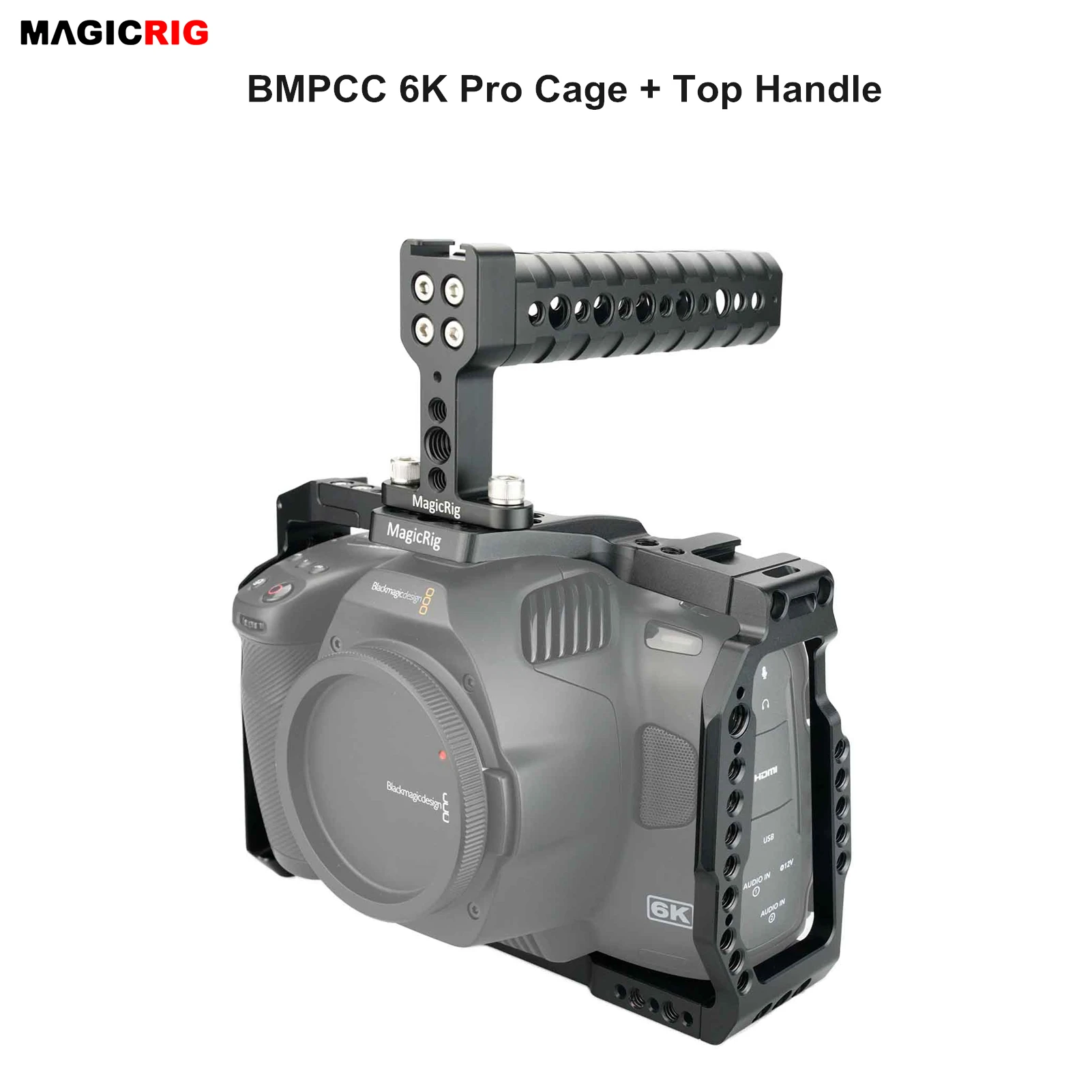 MAGICRIG BMPCC 6K Pro Narvo su Rankena Viršuje, už Blackmagic Design Kišenėje Kino Kamera 6K Pro Kameros 5