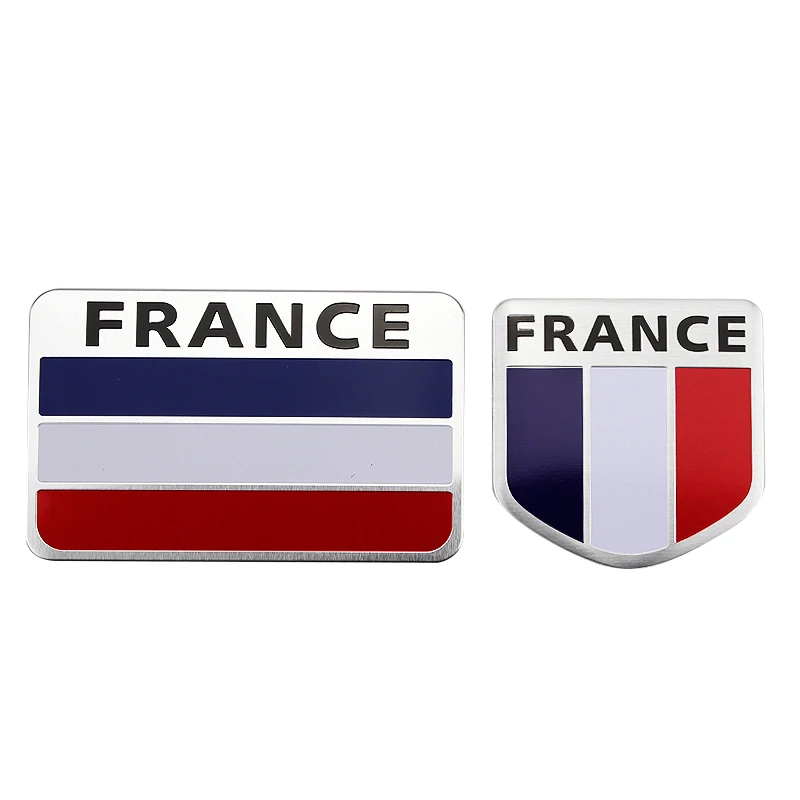 Prancūzijos Vėliavas Ženklelis 1 vnt Automobilių Lipdukai Langą Lipdukai Shield Stiliaus Eksterjero Reikmenys Herbas Automobilių Kėbulo Lipdukas 3