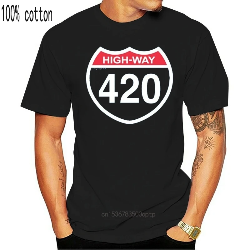 Marškinėlius Vyrų Juodos spalvos trumpomis Rankovėmis Medvilnės Hip-Hop T-shirt Spausdinti Tee Marškinėliai Vyrams Užmiestyje 420 Keturi Dvidešimt Piktžolių Marškinėliai 0