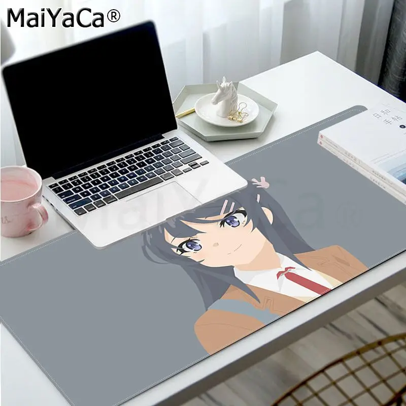 Kawaii Anime Sakurajima Mai Mergina Gumos KOMPIUTERIO, Kompiuterinių Žaidimų kilimėlis Dydis CSGO Žaidimų Žaidėjas Desktop PC Kompiuteris, Nešiojamas kompiuteris 5