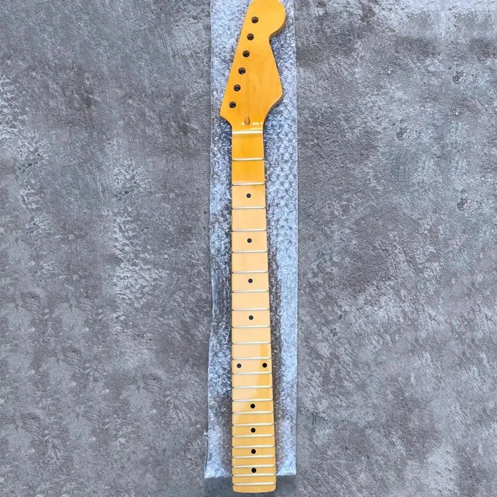 Blizgesys-22 VNT. elektrinės gitaros kaklo rankena Klevas fingerboard Strat Stratocaste su nugaros vidurio Gitara Priedai 3
