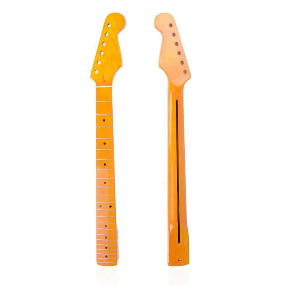Blizgesys-22 VNT. elektrinės gitaros kaklo rankena Klevas fingerboard Strat Stratocaste su nugaros vidurio Gitara Priedai 5