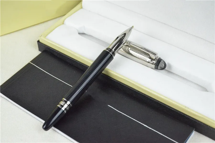 Prekės pen Juodo rašalo kamuolys pen Garsaus prabangių Dizainerio Aukštos klasės kokybės dovanų metalo tušinukas, Rašymo rašikliu Su dėžute 0