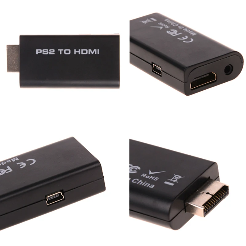 Už PS2 HDMI 480i/480p/576i Ypbpr USB 5V Audio Video Converter Adapteris, 3,5 mm Garso Išvesties Remti Visus PS 2 Rodymo Režimai 5