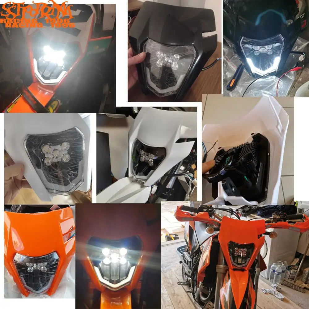 Motociklas Naujas LED Šviesų Žibinto priekinio Žibinto Šviesos KTM EXC EXCF SX SXF XC XCF XCW XCFW 125 150 250 300 350 450 505 530 2