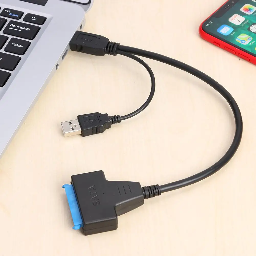 SATA Dual USB3.0 Didelės Spartos Meistras JMS578 Adapterio Laidas 2,5 colio SATA/HDD Plug and Play be Vairuotojo Programinė įranga 0