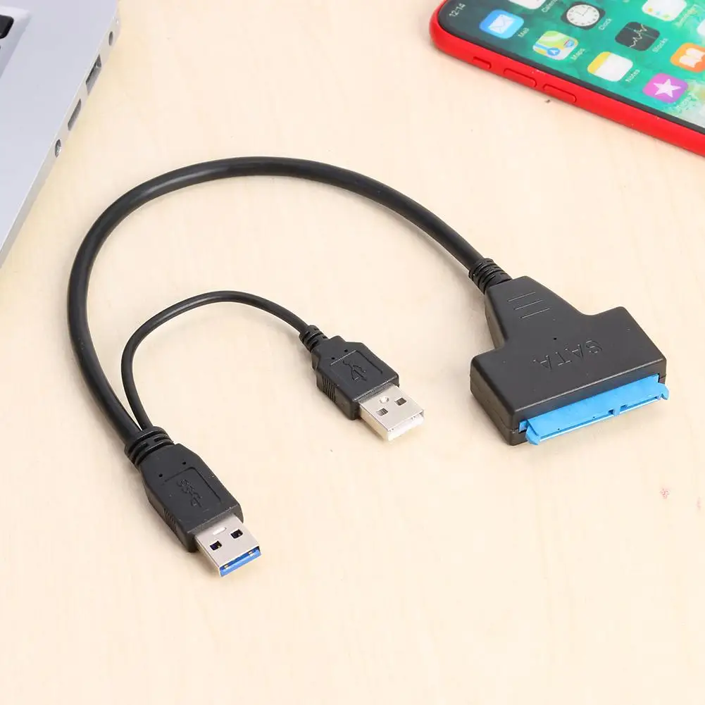 SATA Dual USB3.0 Didelės Spartos Meistras JMS578 Adapterio Laidas 2,5 colio SATA/HDD Plug and Play be Vairuotojo Programinė įranga 5