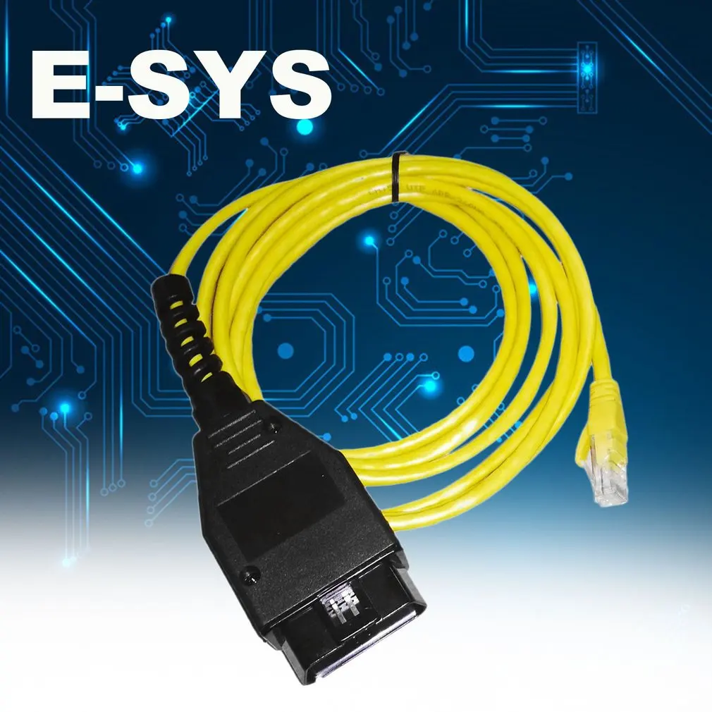 Ethernet su OBD Sąsajos Kabelis Aukštos kokybės E-SYS ICOM Kodavimo F-serijos BMW ENET 2M Gedimų Kodus Diagnostikos Skaitytuvo 0