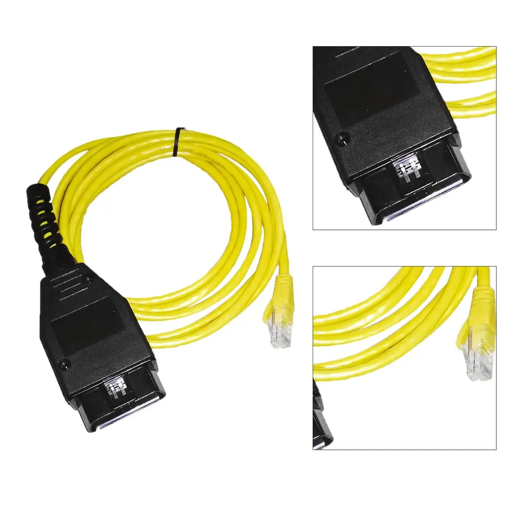 Ethernet su OBD Sąsajos Kabelis Aukštos kokybės E-SYS ICOM Kodavimo F-serijos BMW ENET 2M Gedimų Kodus Diagnostikos Skaitytuvo 4