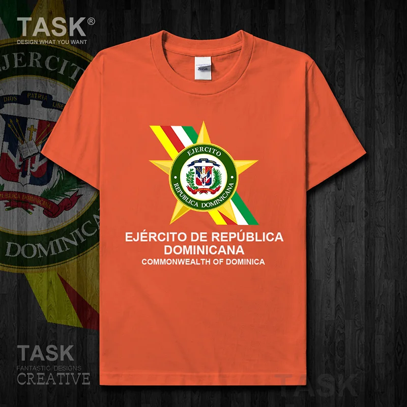 Armijos Dominikos Respublika Dominicana DOM Dominika Trumpas rankovės naujas Viršūnes t shirt mens Karinis Taktinis šalies medvilnės vasaros 01 2