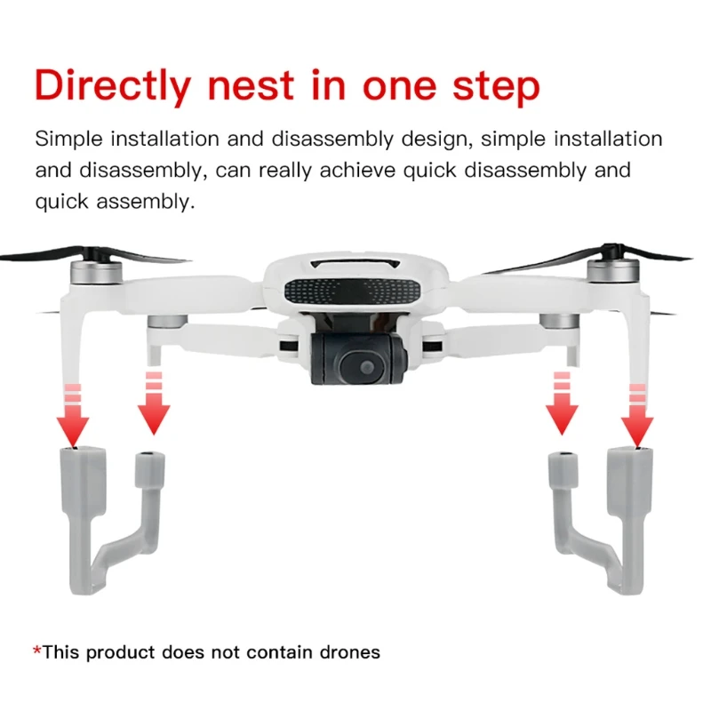 Dėl VMI X8 MINI Gilaus Trikojo Adapteris, Quick Release Rogės Tipo 3D Spausdinimo Drone Priedai 1 Set 2