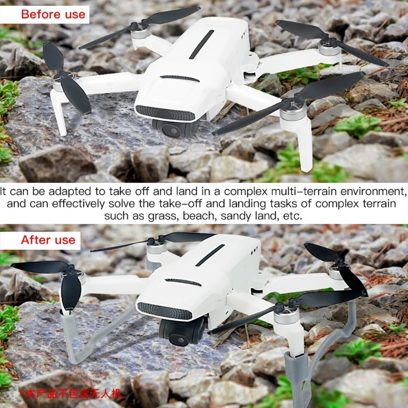 Dėl VMI X8 MINI Gilaus Trikojo Adapteris, Quick Release Rogės Tipo 3D Spausdinimo Drone Priedai 1 Set 3