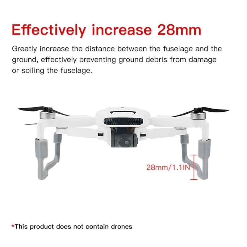 Dėl VMI X8 MINI Gilaus Trikojo Adapteris, Quick Release Rogės Tipo 3D Spausdinimo Drone Priedai 1 Set 4
