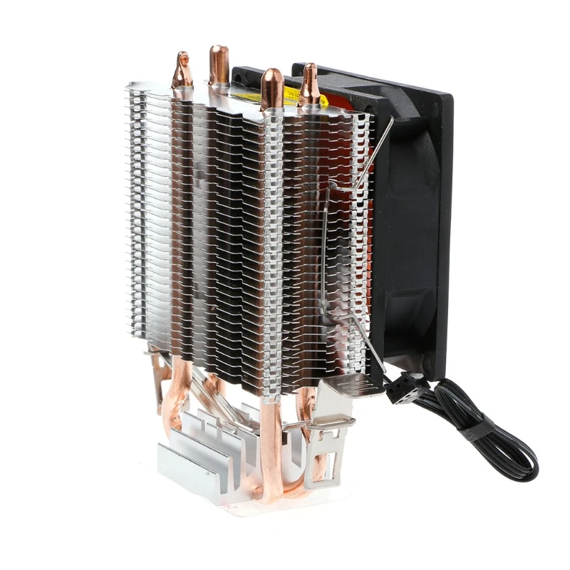 2 Heatpipe Aliuminio PC CPU Aušintuvo Aušinimo Ventiliatorius Intel 775/1155/1151 AMD 754/AM2 1