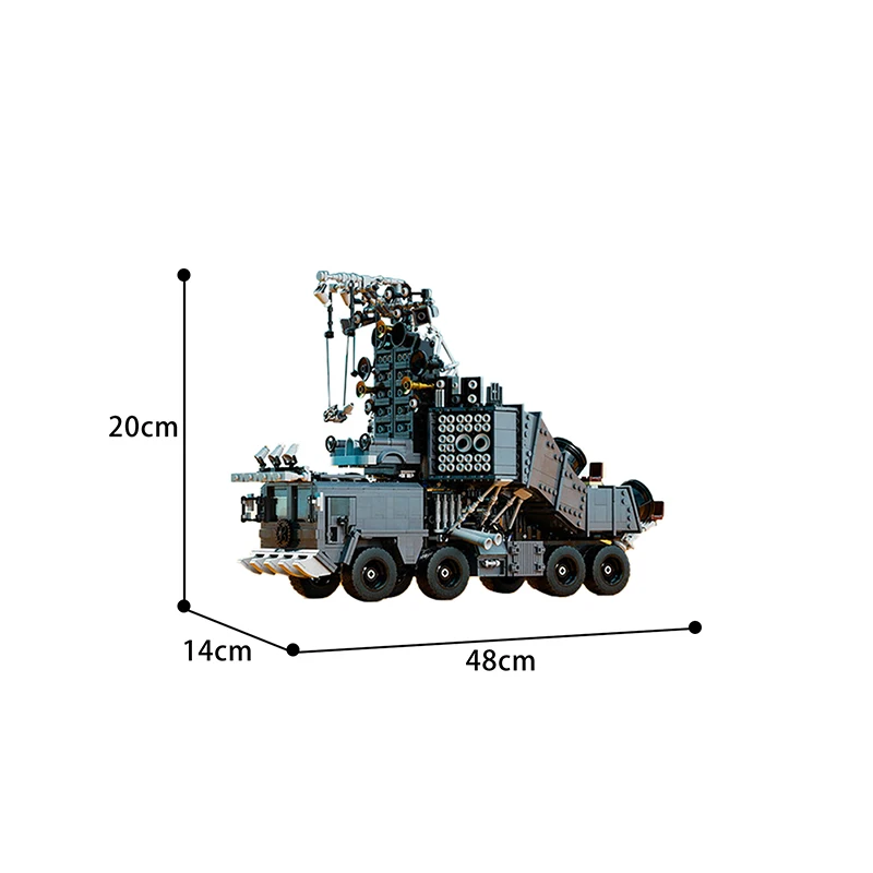 Mad MaxS Sunkvežimis, Traktorius, Ekskavatorius Kranas, Statybiniai Blokai SS Inžinerijos Universalas Transporto priemonių Surinkimas Modelis Plytų Žaislai Vaikams 1