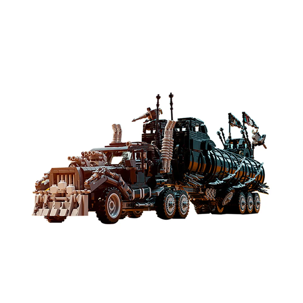 Mad MaxS Sunkvežimis, Traktorius, Ekskavatorius Kranas, Statybiniai Blokai SS Inžinerijos Universalas Transporto priemonių Surinkimas Modelis Plytų Žaislai Vaikams 4