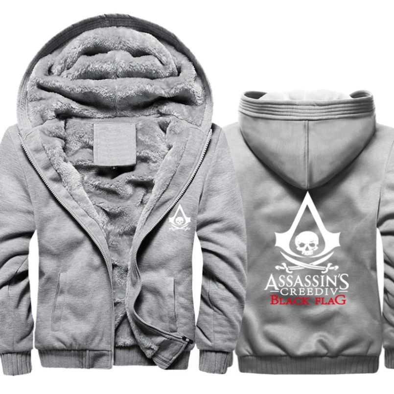 Assassin Masterthick hoodie vyrų gobtuvu gobtuvu striukė vyrų gobtuvu švarkas didelis dydis M-5XL hoodie vyrų drabužiai Harajuku 0