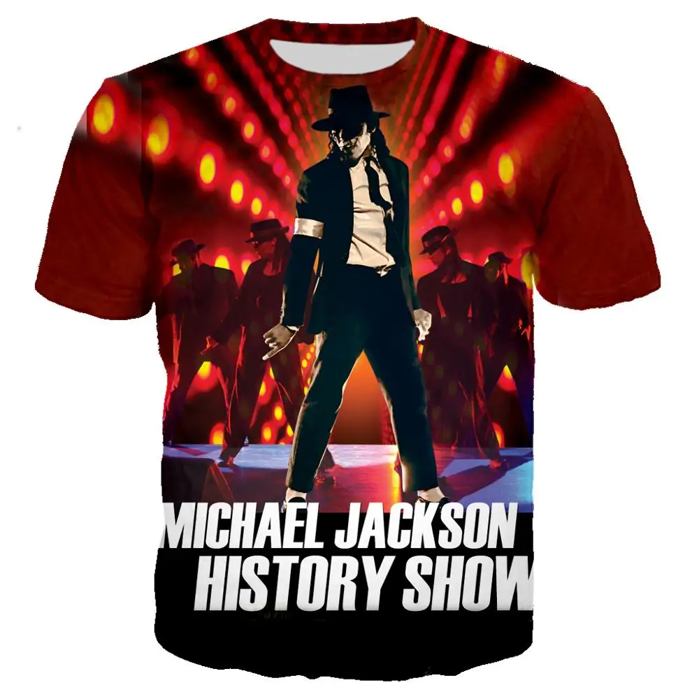 Dainininkas Michael Jackson Marškinėliai 3D Spausdinimo Roko Marškinėlius Unisex Vasarą Madinga Streetwear Hip-Hop Harajuku Mados Negabaritinių Viršūnės 3
