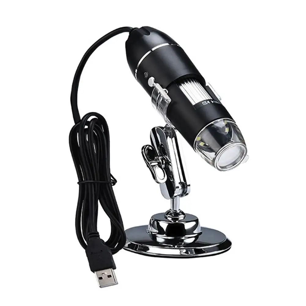 1000X Elektroninės Skaitmeninės Mikroskopų už WIN10/8/7/XP MAC Sistemos USB Nešiojamą Teigiamas Baltas LED didinamasis stiklas Optiniai Prietaisai 0