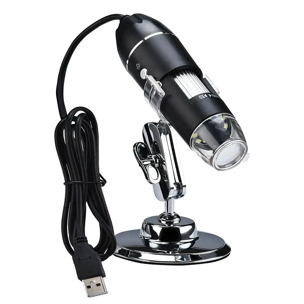 1000X Elektroninės Skaitmeninės Mikroskopų už WIN10/8/7/XP MAC Sistemos USB Nešiojamą Teigiamas Baltas LED didinamasis stiklas Optiniai Prietaisai 4