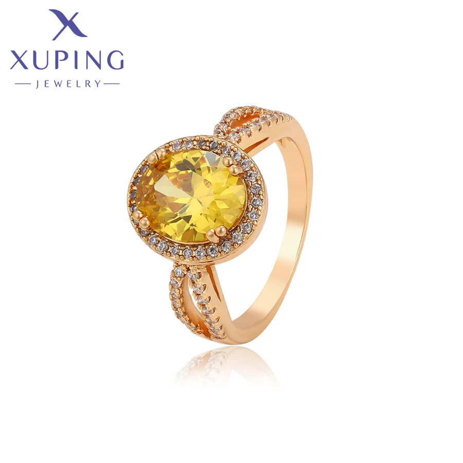 Xuping Papuošalų Mados Populiarus Dizaino Žiedas su Aukso spalvos Šalies Dovanų ZBR191 0