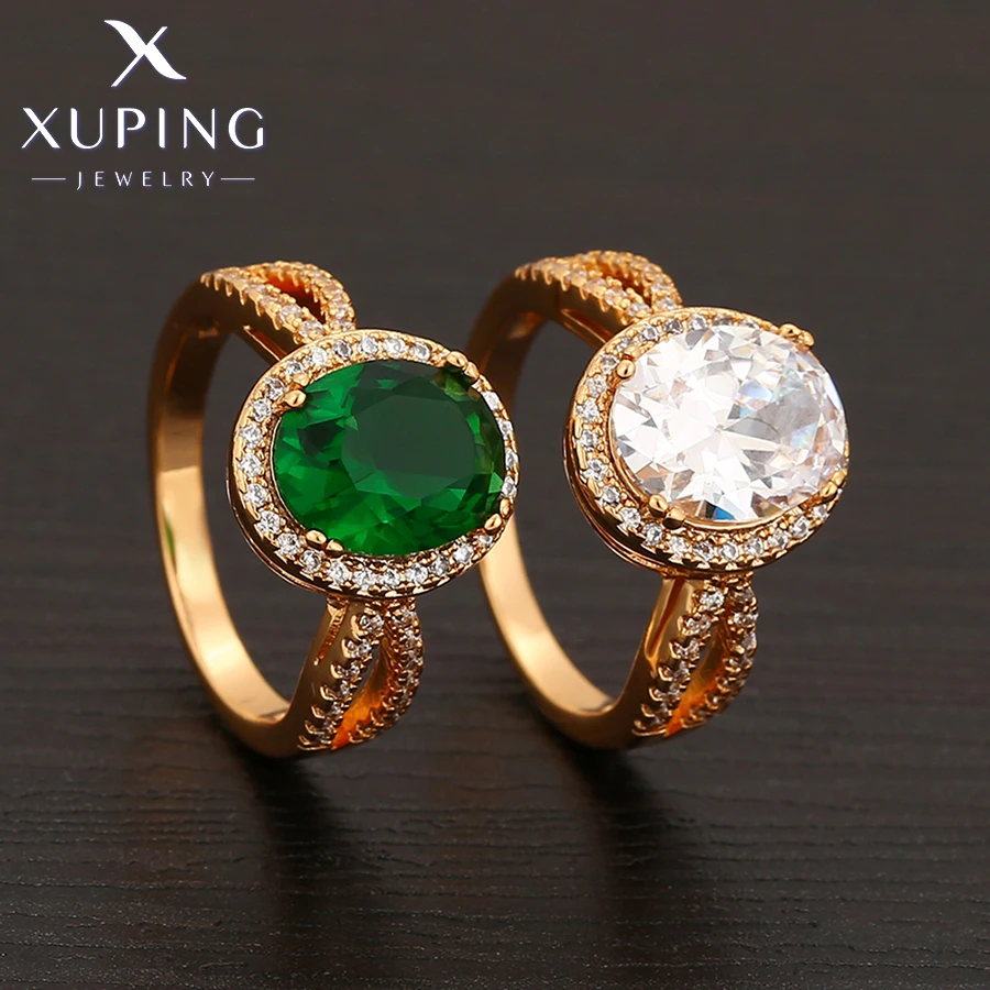 Xuping Papuošalų Mados Populiarus Dizaino Žiedas su Aukso spalvos Šalies Dovanų ZBR191 3