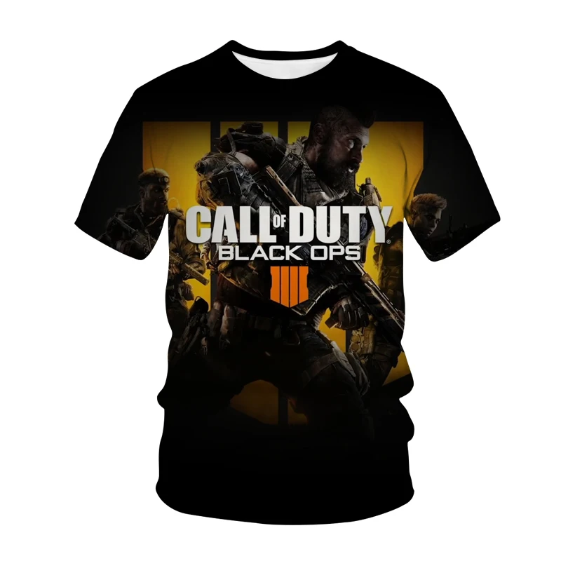 Call Of Duty Modern Warface 3D Print T-shirt Populiariausių FPS Šaudymo Žaidimas Streetwear Vyrai Moterys Mados Marškinėliai Sporto Tees Viršūnes Vyras 0